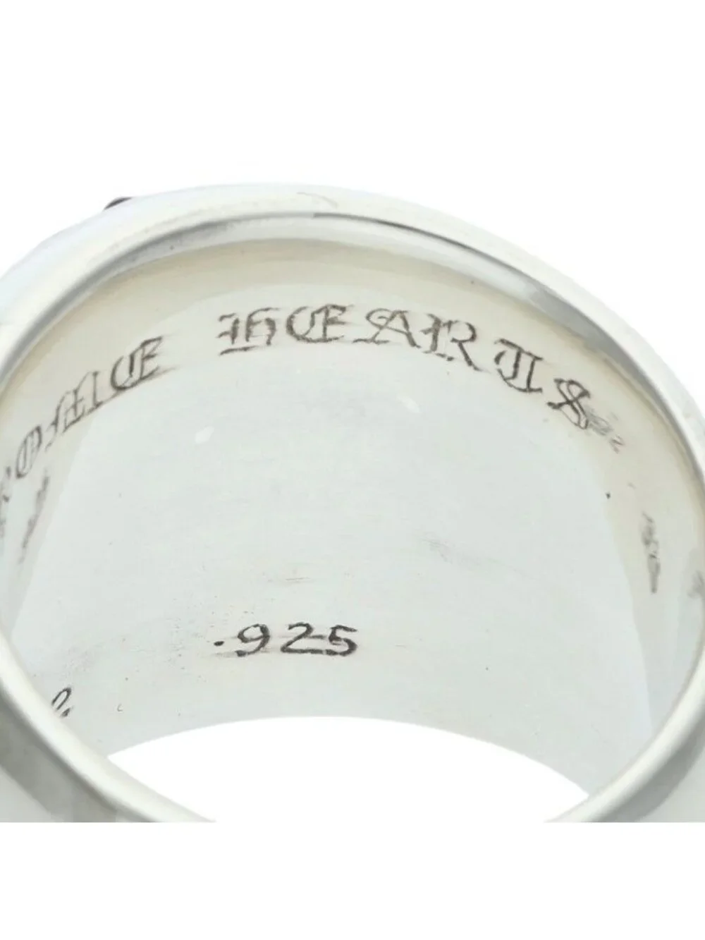 Chrome Hearts Classic Oval Cross Silver Ring